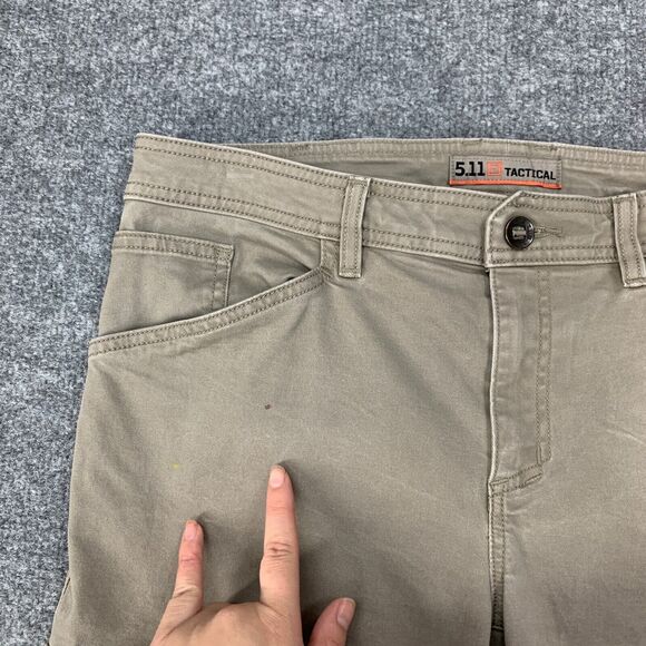 5.11 Tactical Pant Womens 8 Stone Regular Ascent Ripstop Cargo Pockets Gusseted - Picture 3 of 10